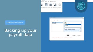 Backing up your payroll data  Thesaurus Payroll Manager [upl. by Lyram]