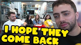 Mizkif REACTS to clips of Valkyrae and Fuslies Texas trip [upl. by Enilesor]