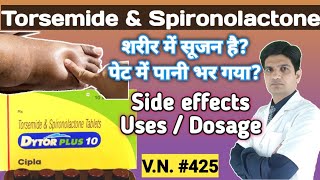 Torsemide amp spironolactone tablets dytor plus 10  Dytor plus 10  Dytor plus 10 uses in hindi [upl. by Aurel]