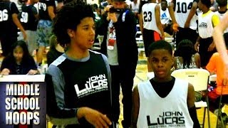 Chase Adams vs Tyger Campbell 2014 John Lucas Camp  Top Point Guards in Country [upl. by Wemolohtrab]