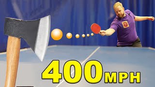 How Fast Do You Need to Shoot to Split a Ping Pong Ball [upl. by Almat]