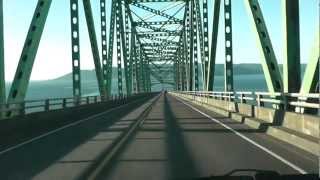 AstoriaMegler Bridge to WASHINGTON State Driving across [upl. by Hirsh]