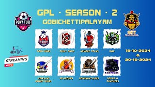 MATCH 1 ABIRAAMI MIGHTYY KINGS vs PONY KINGS GPL season 2 [upl. by Dorlisa]