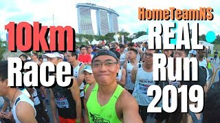 HomeTeamNS REAL Run 2019 10km Race Experience  Singapore Running at Gardens By The Bay [upl. by Gabel733]