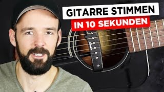 Gitarre stimmen in 10 Sekunden  Wie stimmt Hannes  sehr EINFACH [upl. by Pears321]