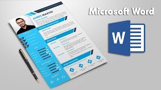 Awesome Resume Template Design in Microsoft Word  CV Template [upl. by Notsirb]