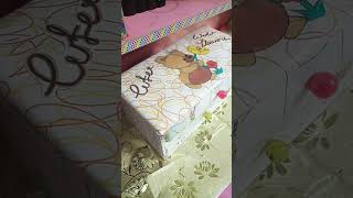 DIY desk organiser by using cardboard youtubeshorts useful diycraftcutecardboardcraft [upl. by Nnylecyoj]