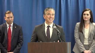 Attorney General Bonta Holds Press Conference on Takedown of Organized Retail Crime Ring [upl. by Nancee136]