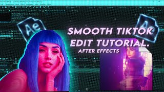 How to make Smooth TikTok edits I After Effects beginner Tutorial [upl. by Clarie853]