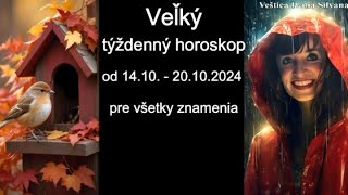 Veľký týždenný horoskop od 1410  20102024pre všetky znamenia💖💖💖 [upl. by Adnuahs]