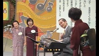 都はるみと市川昭介 「市川昭介さんのレッスン「大阪しぐれ」」 ＢＳカラオケ塾 ２００５年１１月１２日放映 はるみさん、５７歳 ゲスト：野口五郎さん [upl. by Rett]