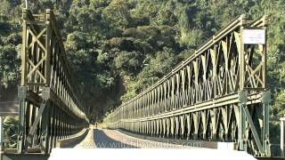 Chubi bridge in Nagaland  Second longest Bailey Bridge in Asia [upl. by Blanchette]