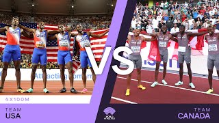 USA vs Canada  World Athletics Championships Wins [upl. by Maurise]