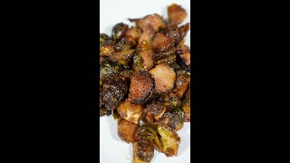 Crispy Honey Balsamic Brussel Sprouts [upl. by Sisco976]