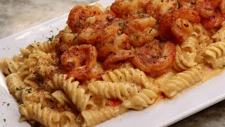 Creamy Shrimp Alfredo Pasta Recipe How To Make Creamy Shrimp Pasta [upl. by Fiske]