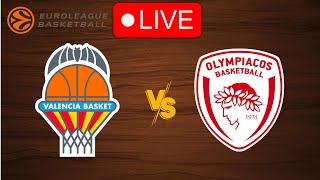 🔴 Live Valencia vs Olympiakos  EuroLeague 20232024  Live Play by Play Scoreboard [upl. by Patnode]