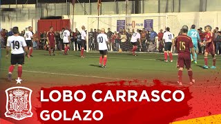 Golazo de Lobo Carrasco en el partido de AEDFI [upl. by Danzig]