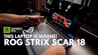 ROG Strix Scar 18 Review  The Most Powerful Gaming Laptop [upl. by Ennaitak120]