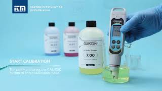 How to Conduct a pH Calibration with the OAKTON PCTSTestr 50 [upl. by Nahtaoj]