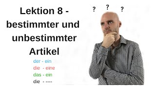 Deutschkurs A11 Lektion 8 bestimmterunbestimmter Artikel [upl. by Iorio]