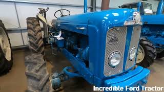 1963 Roadless Fordson Super Major 6 4 New Performance 4WD 54 Litre 6Cyl Diesel Tractor 90 HP [upl. by Flore]