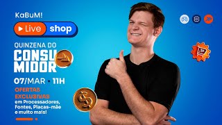 KABUMLIVESHOP 0703 🔥 Ofertas EXCLUSIVAS em Hardware e Periféricos [upl. by Rebane147]