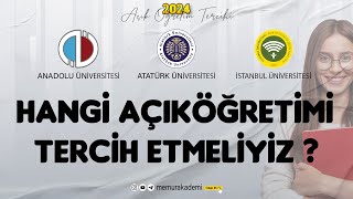 HANGİ AÇIK ÖĞRETİMİ TERCİH ETMELİYİM  AÖFTE DERS GEÇME NOTU KAÇ [upl. by Cyn]