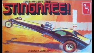 How to Build the Stingaree Dragster 125 Scale AMT Model Kit 38664 Review [upl. by Adnohral]