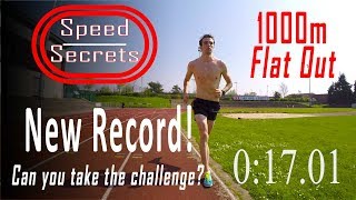 Sub 3 minute 1k Top athlete shows how to run 1km time trial FAST Are you up to the challenge [upl. by Thurlow]