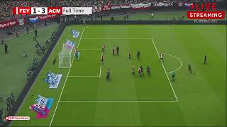 Feyenoord vs AC Monaco  International Club Friendly 2024  eFootball Pes21 Game PLSL 297 [upl. by Kcirrad]