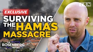 EXCLUSIVE Israeli Recounts CHILLING Oct 7 Survival Story From Hamas Terrorists  Rosenberg Report [upl. by Hudgens]