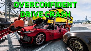 🚗💥 Overconfident Driver Crashes 3 beamngdrive [upl. by Brynn942]