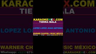 karaoke ramon ayala  tierra mala karaokemex [upl. by Rellim749]