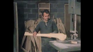 Making Hurleys in Castlegar Co Galway Ireland 1982 [upl. by Barny308]