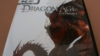 Dragon Age Origins PC Unboxing [upl. by Nnylyram]