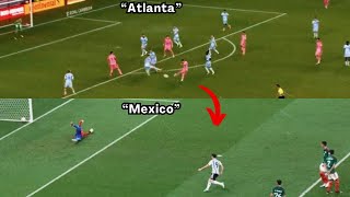 Lionel Messi Recreated His Goal Against Mexico in MLS vs Atlanta United [upl. by Otila]