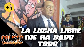 Tony Salazar quotYo hago luchadores para grandes empresasquot [upl. by Nairrad]