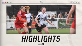 HIGHLIGHTS  Derby County Women 12 Nottingham Forest Women [upl. by Saalocin]