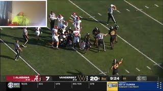 HOW Does This Even HAPPEN  1 Alabama Vs Vanderbilt [upl. by Heimer362]