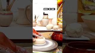 Watch The Reveal Opening Up A Mug On The Potters Wheel potteryhandmadehowtomakepotterywheel [upl. by Farrel]