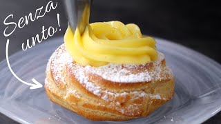 ZEPPOLE DI SAN GIUSEPPE al Forno o Fritte Fatte in Casa come in Pasticceria [upl. by Steiner163]