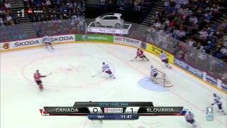 IIHF WC 2012 CANSVK 34 QF 13 HD [upl. by Annayrb93]