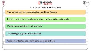 Heckscher Ohlin theory â€“ its assumption general equilibrium model illustration [upl. by Subak]