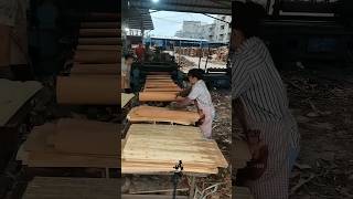 Production of Pressed Wood woodcut firewood woodcuting woodwork woodworking wood [upl. by Dez]