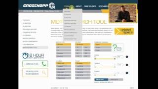 Groschopp Tech Tips  Motor Search Tool Tutorial [upl. by Ahsaekal]