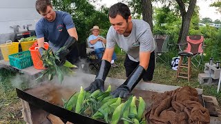 Roasting Sweet Corn At Briggs Blues Festival [upl. by Beverlie]