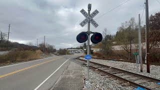 VA74 amp Coeburn Ave Railroad Crossing Tour Norton Virginia [upl. by Rozamond]