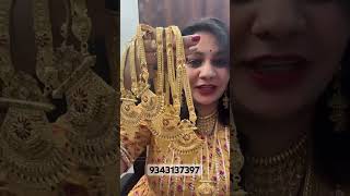 1gm gold jewellery gold long rani haar 1gmgoldjewellery viralvideo everyone follower viralvideo [upl. by Keemahs]