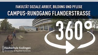 Fakultät Soziale Arbeit Bildung und Pflege » 360°Rundgang über den Campus Flandernstraße [upl. by Sirdi]