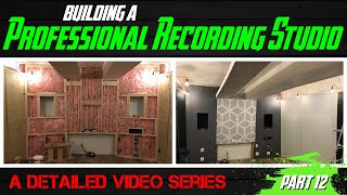 Building A Professional Recording Studio  Part 12 insulation and fabric 1 of 2 [upl. by Oah]